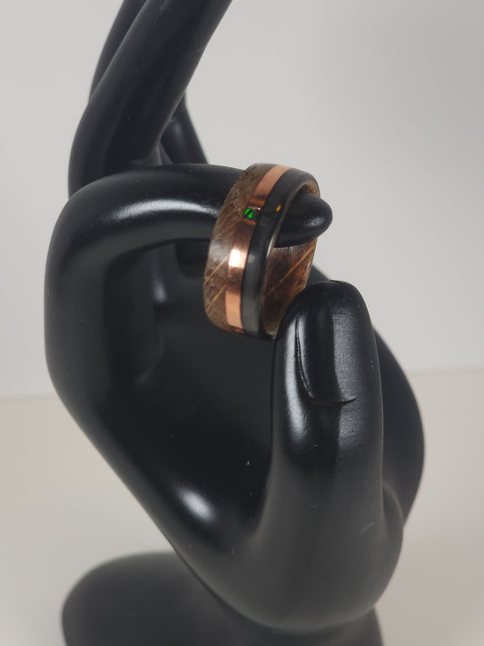 Custom Ring - Wood, Carbon Fiber, Copper