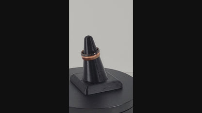 Custom Ring - Wood, Carbon Fiber, Copper